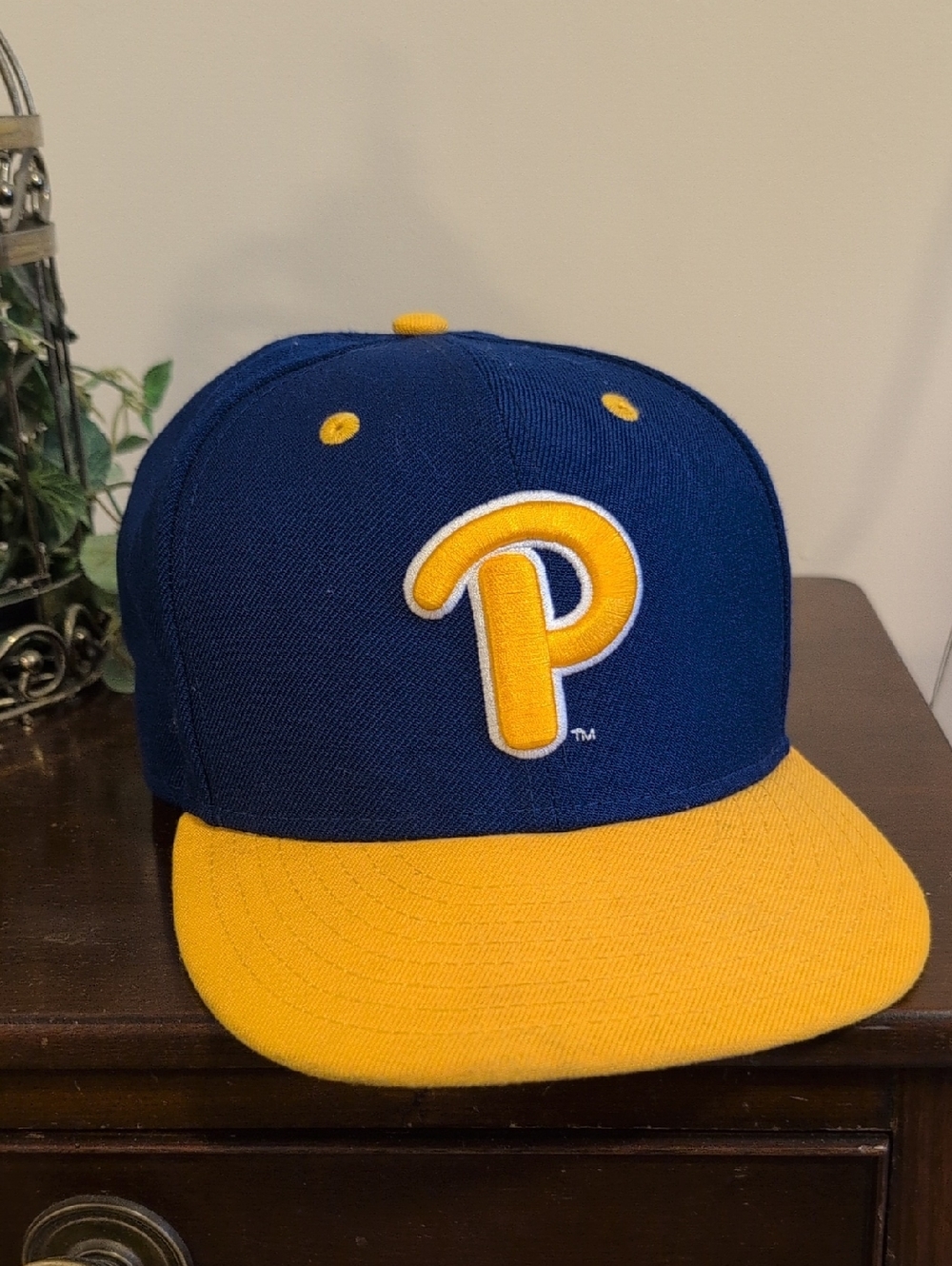 Navy & Gold Pitt Panthers University Of Pittsburgh Logo Snapback Hat